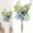 Blue, variant on YardChic 1Pc Artificial Flowers Carnation Flower, Fake Carnation Bouquets Silk Flowers Arrangements Artificial Cemetery Flowers for Grave Home Vase Wedding Party Centerpiece Decor, Yellow