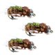 thumbnail image 5 of Moscas de pesca con mosca, señuelo de pesca, hundimiento rápido, cabeza de acero hecha a mano, accesorios realistas con anzuelo, trucha, Panfish, herr Zulema Señuelos de pesca con mosca, 5 of 8