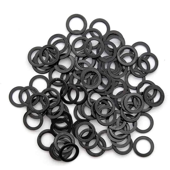 Standard Skateboard Speed Washers Black - 100 Pack