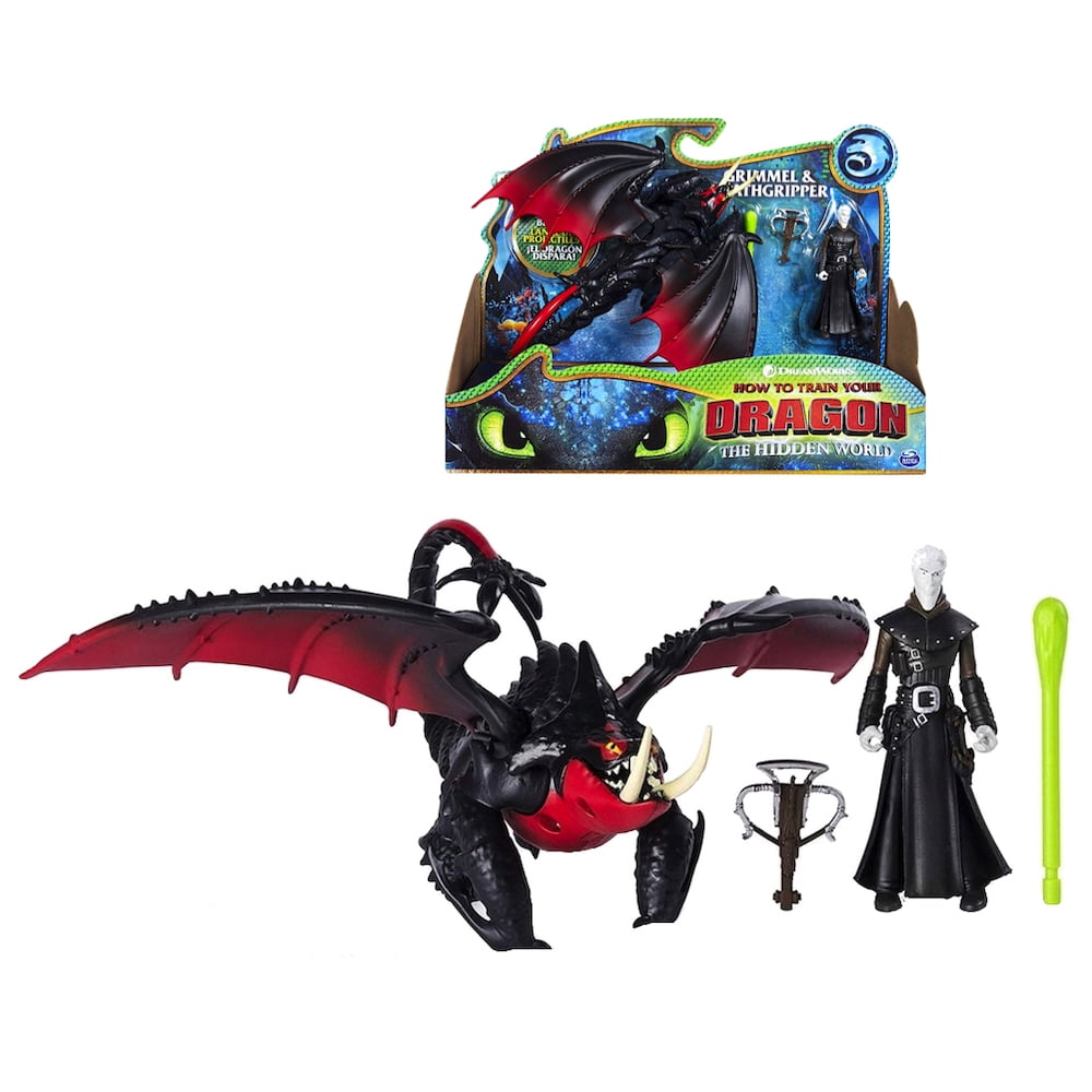Grimmel & Deathgripper The Hidden World Dragon & Figure How to Train