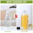 thumbnail image 3 of Botellas de jugo de plástico zmybcpack, 450 ml, PP, resistentes al calor, 3 of 6