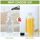 thumbnail image 3 of Botellas de jugo de plástico zmybcpack, 450 ml, PP, resistentes al calor, 3 of 6