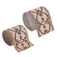 thumbnail image 4 of 5 Meters Beige Jacquard Trim Sew Trim Sew Ribbon Ribbon Fabric Trim Ribbon Ribbons for Sewing Crafts 6cm, 4 of 9