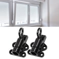thumbnail image 3 of Automatic Door Latch Lock, 2PCS Black Screw Installation Pull  Latch Lock  for Cabinet Cupboard Doors, 3 of 8