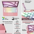 thumbnail image 2 of Backlit Magic Keyboard Case for 10.9/11 Inch iPad Air & iPad Pro 11, 2 of 7