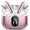 Deep pink gold, variant on Wireless Earbuds, Bluetooth 5.4 Headphones Bass Stereo, Ear Buds with Noise Cancelling Mic, LED Display in Ear Earphones Clear Calls, IP7 Waterproof Bluetooth Earbuds for Phones/Sports/Laptop, Black