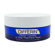 Differin Detox + Soothe 2-Step Treatment Clay Face Mask, 1.75 oz