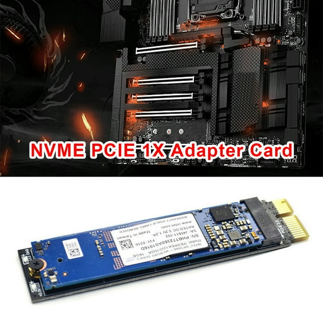 Adaptador PCIE a M2 NVMe SSD M2 PCIE X1 Riser PCI-E M Key Connector para computadora portátil