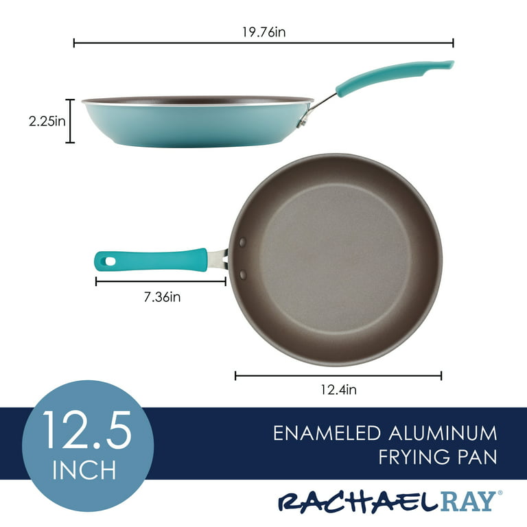 Cook + Create Nonstick Frying Pans 14-inch / Agave Blue