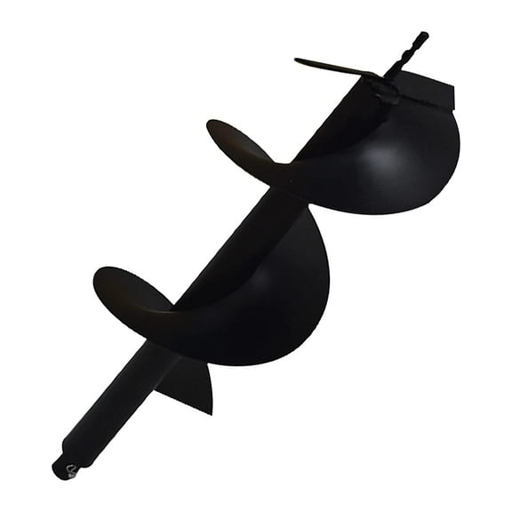 waltyotur 10 Inch Earth Auger Drill Bits for Planting, 10 x 31.5 Gasoline Engine Auger Post Hole Digger Drill Bits, Bulb Planter Tool with 3/4 Shaft