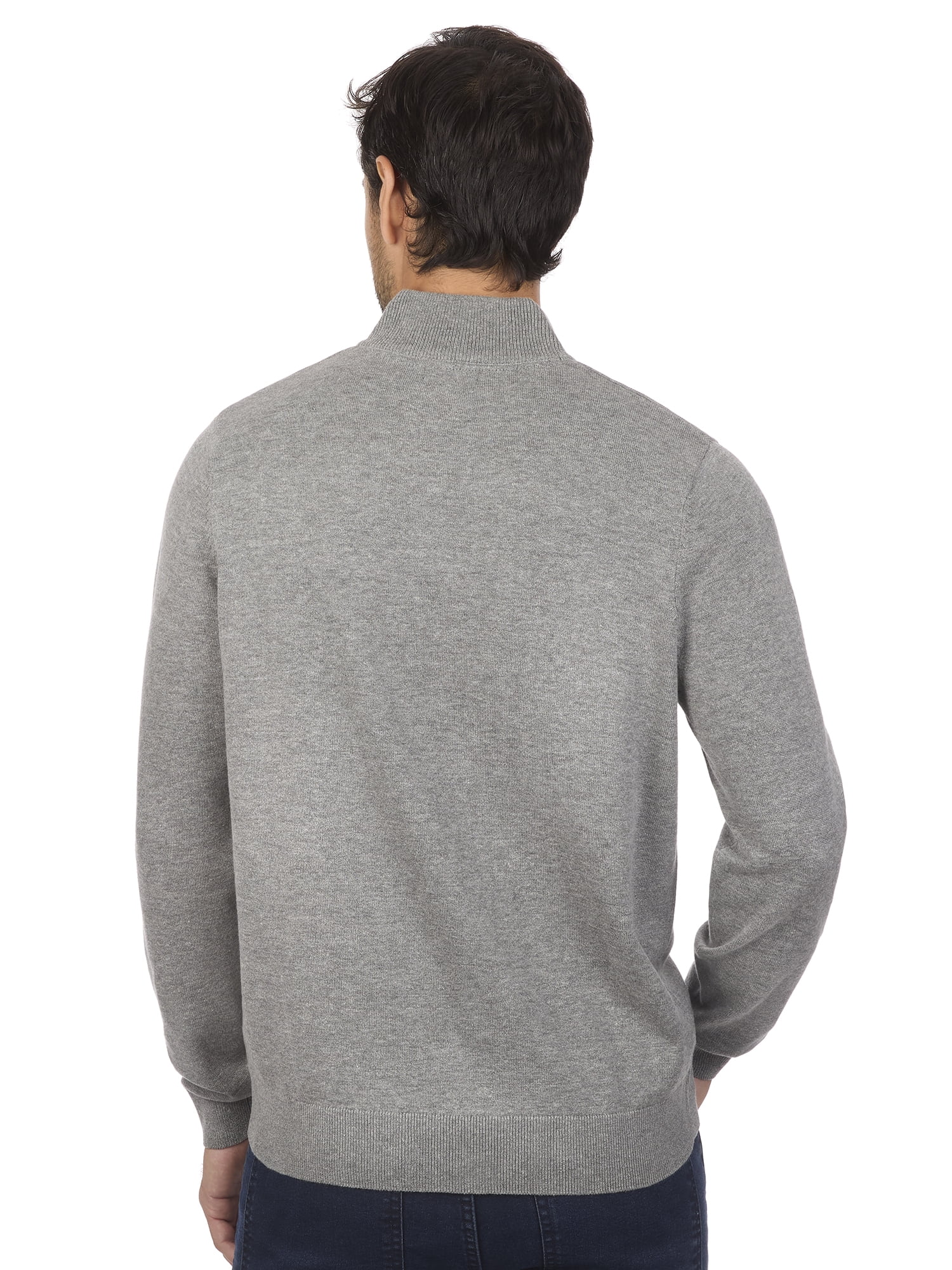 George Men's & Big Men's Classic Fit Jersey Quarter Zip Sweater, Sizes S-3XL