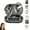 Black Q16s, variant on Lingosound Traductor, Lingo Sound Xr Audifonos Traductores, 3-in-1 Wireless Bluetooth 5.3 Translation Headphone, Waterproof Dual Noise Reduction, for Travel Business Learning (Translation,Q16 White)