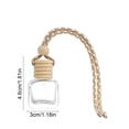 thumbnail image 3 of Car Diffuser Bottle,Empty Glass Car Air Freshener Bottle,Hanging Essential Oil Fragrance Pendants Wardrobes Hang Bottle for Perfume Pendants Home Air Freshener Diffusers 5ml, 3 of 6