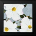 thumbnail image 2 of Redding, James 15x15 Black Modern Framed Museum Art Print Titled - White Floral II, 2 of 5