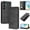 Black, variant on Allytechgroup for Samsung Galaxy S25 Plus/S25  Case Folio Stand RFID Blocking [Compatible with MagSafe] Magnetic Wallet Cover with Card Holder/Pockets/ PU Leather Soft TPU Shockproof Cover, Black