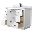 thumbnail image 7 of Wyndham Collection Wcf1111-42S-Nat-Mxx Icon 42" Free Standing Single Basin Vanity Set -, 7 of 7