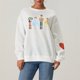 thumbnail image 1 of Sudadera con capucha navideña con estampado divertido de Cascanueces para mujer, suéter de manga larga con cuello redondo de gran tamaño, 1 of 5