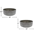 thumbnail image 5 of Scotch 14" Tempered Glass Circular Bathroom Vessel Sink in Brushed, 5 of 11