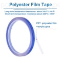 thumbnail image 3 of 4 Rouleaux de Ruban Électrique Bleu 0.3 Pouce x 36 Yards pour Animaux 8mm x 33m, 3 of 6