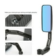 thumbnail image 6 of SOFEIYA Motorcycle Rearview Mirror Car Handlebars Modified Mirror Reversing Mirror, Carbon fiber, 6 of 9
