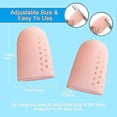 thumbnail image 2 of 6pcs Toe Protectors For Big Toe Protector, Gel Toe Protectors Breathable, Silicone Big Toe Protector Toe Guards For Feet, 2 of 5