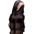 thumbnail image 2 of Easter 28Inch Ombre Lace Wig B - Lace Front Wig Human Hair 3 Colors Highlight Loose Long Hair Dark Lace Front Wig Women Long Hair Long Curly Big B Polyester Wig St. Patrick'S Day, Wedding, Season,, 2 of 9