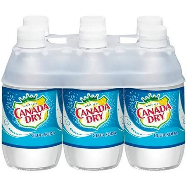 Canada Dry Club Soda Soft Drink, 10 Ounce (Pack of 24 Plastic Bottles), Deliciously Unique Flavor, Great Refreshing Taste Bottle