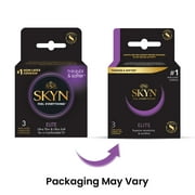 (2 pack) SKYN, Elite Non-Latex Lubricated Condom, 3 Count