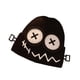 thumbnail image 5 of Gorro de punto de invierno, portátil, decorativo, elegante y holgado para mujer Negro, 5 of 7