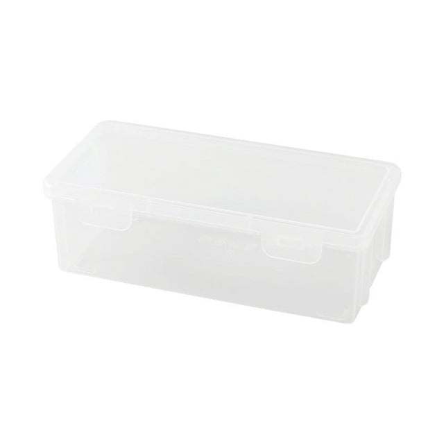 TopLLC Pencil Case Back to School Extra Large Capacity Plastic Pencil Box Stackable Translucent Clear Pencil Box Office Supplies Storage Organizer Box For Gel Pens Erasers Tape Pens Pencils Mark