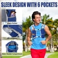 thumbnail image 2 of Lightweight Running Vest for Women and Men Hydration Backpack Pack with 1.5L Water Bladder Bag for Hiking Trail Running Gear Cycling Marathon, 2 of 8