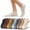 Multicolor, variant on 10 Pairs Women's Solid Color Ankle Socks, Ribbed Casual Short Socks with Multicolor