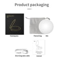 thumbnail image 2 of Makeup Mirror Portable Desktop Reflection Mirror with LED Complementary Lamp Rotary Pedestal Makeup Mirror 5 Times Magnifying Mirror for Makeup, 2 of 9