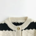 thumbnail image 4 of Ashirexll Girls Cardigan Fall Long Sleeve Tops Spring Fashion Versatile Knit Sweater Jacket Warm Casual Cardigan for Children, 4 of 7