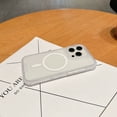 thumbnail image 3 of Allytechgroup Phone Case for Apple iPhone 13, Shockproof iPhone 13 Case with Translucent Back Cover, Compatible with MagSafe, Matte TPU + PC iPhone 13 Cover, White, 3 of 9