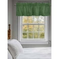 thumbnail image 3 of Valances for Windows Vintage Dark Rod Pocket Cafe Window Treatments Valance Curtains for Kitchen Bathroom Laundry Basement Windows 60"x14", 3 of 9