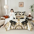 thumbnail image 4 of Homewish Black White Butterfly Girl 3-Piece Full Size Comforter Sets,Exotic Style Bedding Comforter Set,Dreamy Princess Lightweight Bedding Sets,Luxury Bedroom Decor,Reversible, 4 of 8