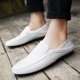 thumbnail image 1 of Nuevos mocasines para hombre, zapatos casuales transpirables, zapatillas clásicas de lino sin cordones, zapatos de conducción de verano para hombre, ancho 2020 (27 cm), 1 of 4