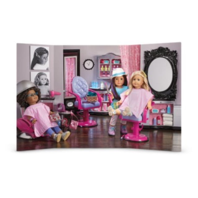 american girl doll salon set