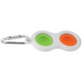 thumbnail image 4 of Push Bubble sensor llavero juguete portátil de silicona descomprimida juguete de mano estudiantil (verde - naranja), 4 of 10