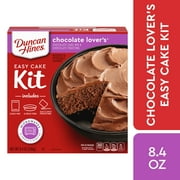 Duncan Hines Easy Cake Kit Chocolate Lover's Cake Mix, 8.4 oz.
