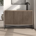 thumbnail image 4 of Evelyn&Zoe Modern/Contemporary 48" Wide Antiqued Gray Oak Buffet Table, 4 of 7