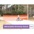 thumbnail image 3 of Kidkusion Retractable Driveway Guard, Orange, 25' | Driveway Safety; Outdoor; Barrier; Adjustable, 3 of 5