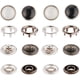 thumbnail image 1 of 40 juegos de broches de presión de perla, 2 colores, botones tipo perla, para camisas estilo western, botones de presión de latón, botones para prendas., 1 of 6