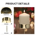 thumbnail image 3 of LOLIPPYY 4Pcs Golden Iron Ticket Spike Holder for Stable Placement and Decoration, 3 of 8