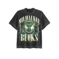 thumbnail image 5 of NBA Milwaukee Bucks Men's & Big Men's Front & Back Boxy Fit Mineral Wash Graphic T-Shirt, Sizes XS–4XLT, 2XB–5XB, 5 of 6