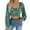 Green, variant on Womens Long Sleeve Shirts Tops Boho Floral Sleeve Crop Square Neck Back Tie Waist Casual Fall Clothes for Women Tees Blouses Blue S