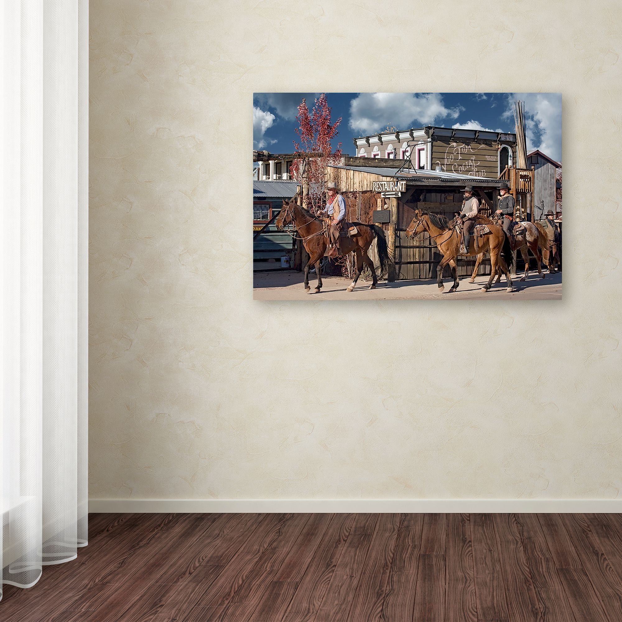 Trademark Fine Art 'Williams Cowboys' Canvas Art by Mike Jones Photo