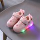 thumbnail image 1 of Tamaño 21-30 Niños Led Zapatillas de deporte Zapatos brillantes para niñas Zapatillas luminosas Niños Bebé Zapatos casuales Suela blanda Niños Zapatos de dibujos animados EU 27 (Plantilla 16.2 CM) Gao Jinjia LED, 1 of 2