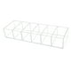 thumbnail image 1 of 1 caja de almacenamiento de cosméticos de acrílico transparente estratificado, tipo cajón, organizador de tocador de escritorio, soporte de maquillaje desmontable con 6 rejillas., 1 of 6